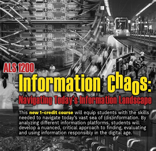 information chaos course poster