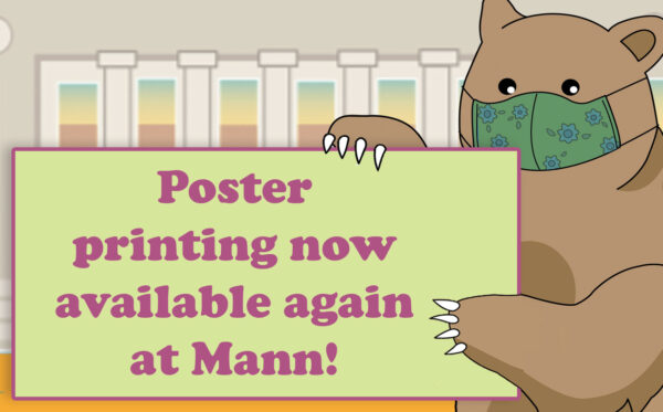 Now Available: Contactless Poster Printing @ Mann