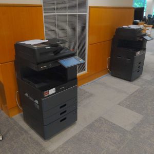 MFPs on 1st floor of Mann
