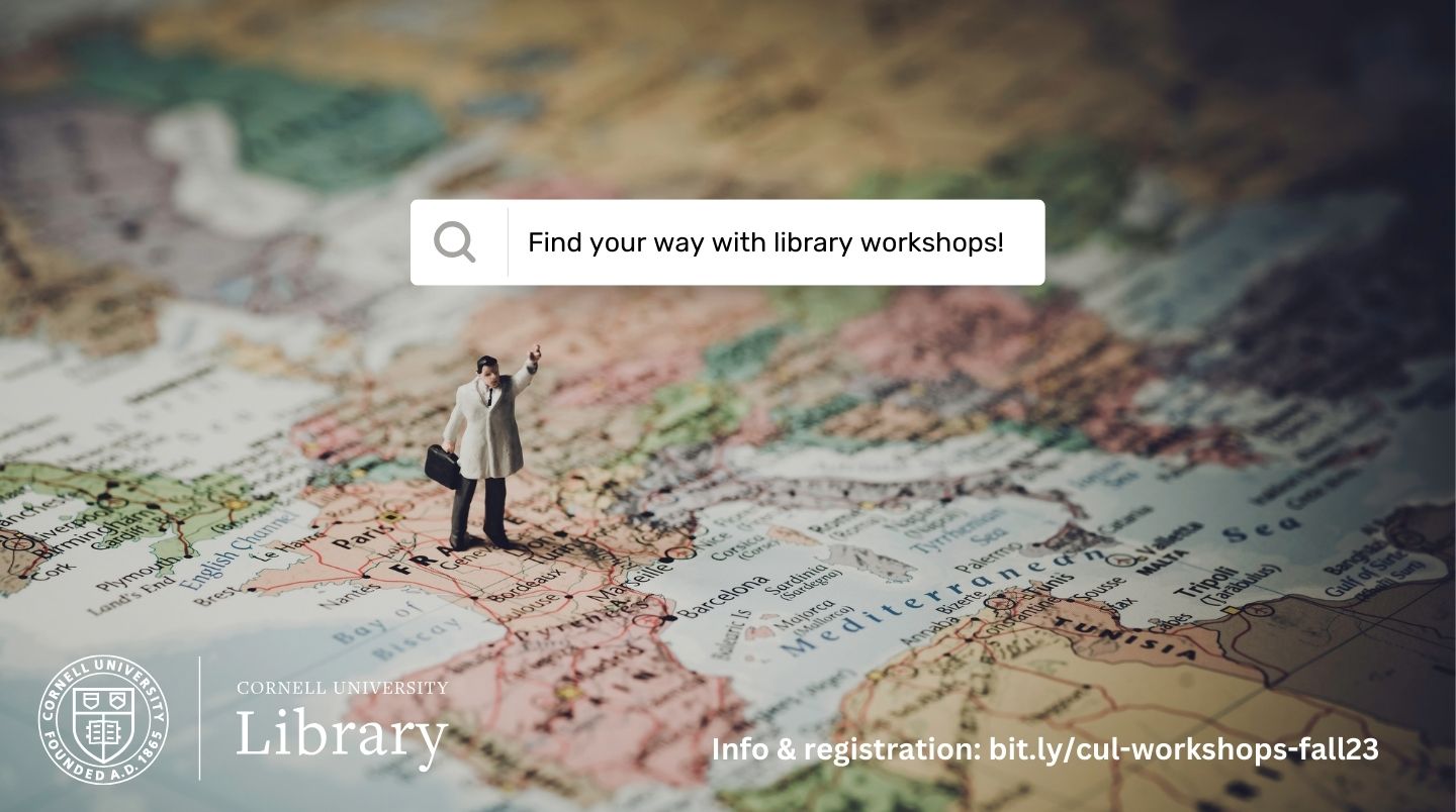 Fall 2023 Workshops @ Mann Library – Mann Library