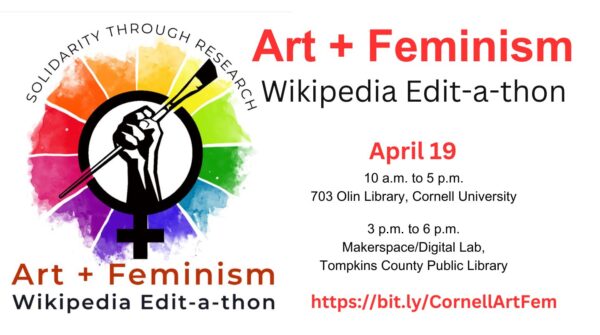 2024 Art + Feminism Wikipedia Edit-a-thon