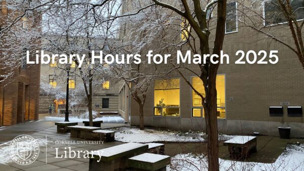 Changes to Mann Library Hours