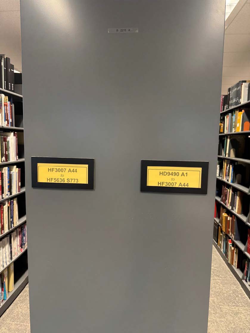 New Stacks Signage at Mann Library Makes Browsing Easier – Mann Library